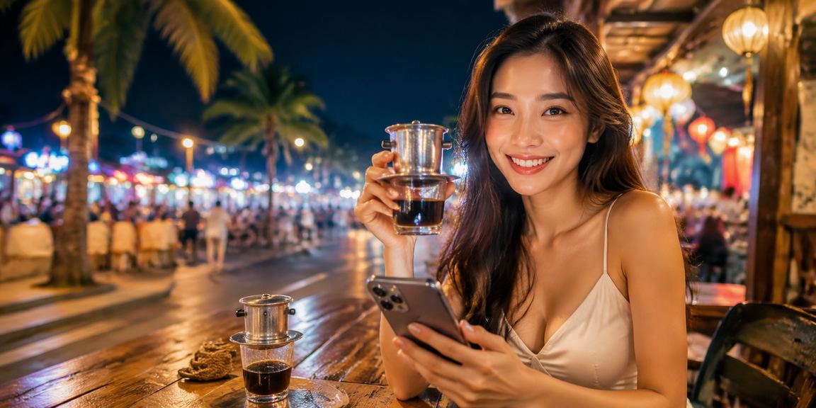 Khách chơi trải nghiệm game casino trên điện thoại di động tại Nha Trang